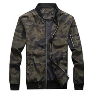 FRC0LT 2019 Men Camouflage Jackets Men Coats Camo Bomber Jacket Men Zipper Up Outwear