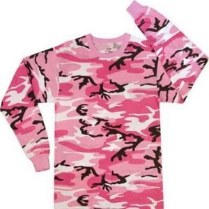 Pink Camouflage Shirts Pink Camo Long Sleeve Shirt