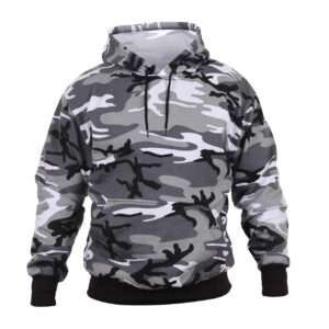 City Camo Hooded Pullover Sweatshirt