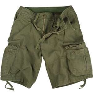 Vintage Olive Drab Infantry Utility Short
