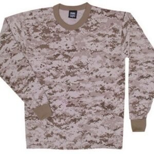 Camo Long Sleeve Shirts Digital Desert Camo