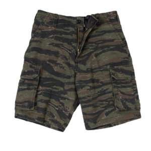 Vintage Tiger Stripe Army Field Shorts